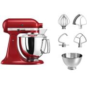 KitchenAid - KitchenAid Artisan Köksmaskin 4,8 + 3 L Röd