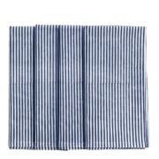 Chamois - Stripe Randig Servett 4-pack 50x50 cm Marin