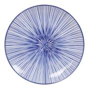 Tokyo Design Studio - Nippon Blue Assiett 20 cm Lines