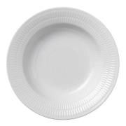 Royal Copenhagen - White Fluted Tallrik djup 21 cm