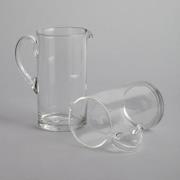 Vintage - Kannor i glas 2 st