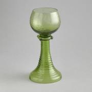 Vintage - 6 st Remmare i grönt glas