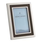 Georg Jensen - Manhattan Fotoram Liten 20x15 cm Rostfritt stål/Läder/S...