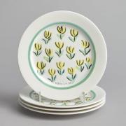 Vintage - "Tulipa" Assietter 4 st