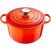 Le Creuset - Signature Gjutjärnsgryta rund 26 cm 6,3 L volcanic