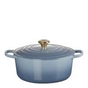 Le Creuset - Signature Gjutjärnsgryta rund 28 cm 6,7 L Chambray