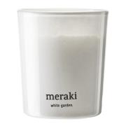 Meraki - Doftljus white garden 7x6 cm vit