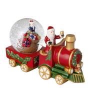 Villeroy & Boch - Christmas Toys snöglob tåg 22 cm röd