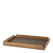 LIND DNA - Airy teak bricka 28,6x36,6 cm nupo kaviar