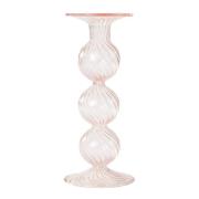 Moonlight Copenhagen - Swirl ljusstake 22 cm rosa