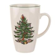 Spode - Christmas Tree lattekopp 60 cl vit/grön/röd