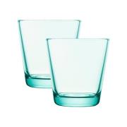 iittala - Kartio Glas 21 cl 2-pack Vattengrön