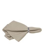 Broste Copenhagen - Wille Tygservett 45x45 cm Taupe