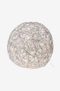 Star Trading - Dekoration med ljusslinga Trassel 80 cm - Silver - Deko...