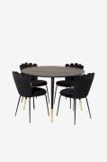 Furniture Fashion - Matgrupp Doris med Matstol Limhamn - Svart - Matgr...