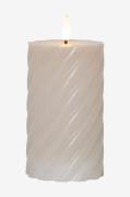 Star Trading - Blockljus Flamme Swirl LED 15 cm - Beige - Ljus - Från ...