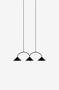 Globen Lighting - Pendel Curve 3 - Svart - Takpendlar - Från Homeroom