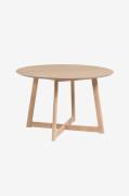 Kave Home - Matbord Maryse, diameter 120 cm - Natur - Soffbord - Från ...