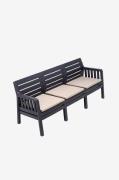 Hanah Home - Garden 3-sits soffa Louis - Grå - Loungesoffor - Från Hom...