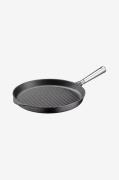 Skeppshult - Grillpanna 28 cm med stålhandtag - Svart - Stekpannor & g...