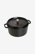 Staub - Gryta La Cocotte rund 30 cm, 8,35 l - Svart - Grytor & kastrul...