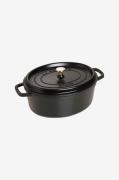 Staub - Gryta La Cocotte oval 31 cm, 5,5 l - Svart - Grytor & kastrull...