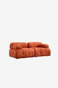 Hanah Home - 2-sits soffa Muffin - Orange - 2-sits soffor - Från Homer...