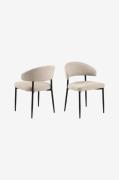 NORDFORM - Matstol Edina 2-pack - Natur - Stolar - Från Homeroom