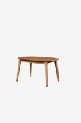 Wood Furniture - Matbord Howdala, 140-180X90cm, oval, utdragbar, ek - ...