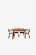 Wood Furniture - Matbord Isku 110-145X70cm, utdragbar, ek - Brun - Mat...