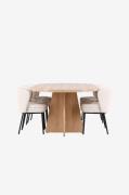 Venture Home - Bootcut matbord med Agnes matstol - Vit - Matgrupper - ...