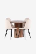 Venture Home - Olivia matbord med Polar matstol - Beige - Matgrupper -...