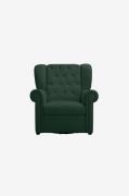 Loft24 - Recliner Gungstol med svängfunktion Lillyse - Grön - Fåtöljer...