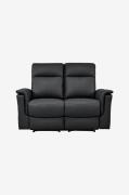Loft24 - Soffa 3-sits soffa med 2 manuella vilstolar Lund - Vit - 3-si...