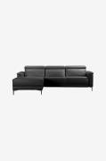 Loft24 - Soffa 2-sits 1 Recliner Elektrisk Lund - Grå - 2-sits soffor ...
