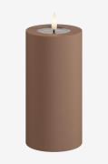 DeluxeHomeart - LED utomhuspelarljus 7,5x15 cm - Brun - Dekorationsbel...