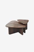 Hanah Home - Soffbord uppsättning-Ballare - Brun - Soffbord - Från Hom...
