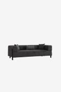 Hanah Home - Soffa med 3 sittplatser Gio - Grå - 3-sits soffor - Från ...