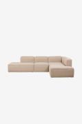 Hanah Home - Hörn soffa Drake - Brun - Soffor - Från Homeroom