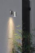 Konstsmide - MODENA vägglampa utomhus - Silver - Fasadbelysning - Från...
