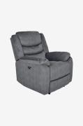 Nordic Furniture Group - Elektrisk recliner fåtölj Winfield - Grå - Få...