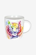 Könitz - Mugg Vattenfärgad Tiger - Flerfärgad - Koppar & muggar - Från...