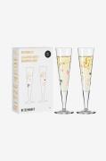 Ritzenhoff - Champagneglas Goldnacht 2-pack - Transparent - Vinglas - ...