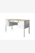 Hanah Home - Skrivbord för arbetsrum Frances - Vit - Skrivbord - Från ...