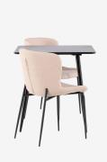 Venture Home - Polar matbord med Modesto matstol - Beige - Matgrupper ...