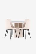 Venture Home - Olivia matbord med Polar matstol - Beige - Matgrupper -...