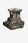 Kosta Boda - Ljusstake Rocky Baroque 9,5Cm - Silver - Ljusstakar & lyk...