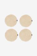Skinnwille - Sittplätt rund Curly 4-pack - Beige - Sittdynor - Från Ho...