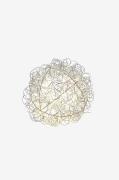 Konstsmide - Dekorationsboll av tråd, 20 cm - Silver - Dekorativ julbe...