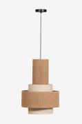 WOOOD - Pendel Lampa Pelle - Beige - Taklampor - Från Homeroom
